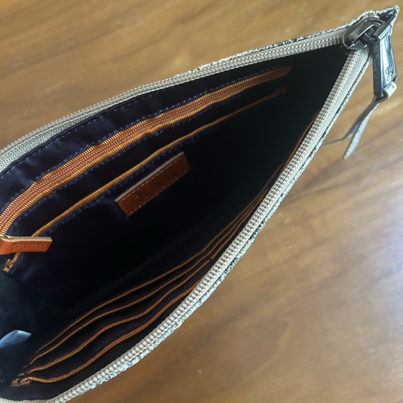 HOBO Vida Wristlet Wallet Pouch in a Glam Snake Print - Picture 5 of 8